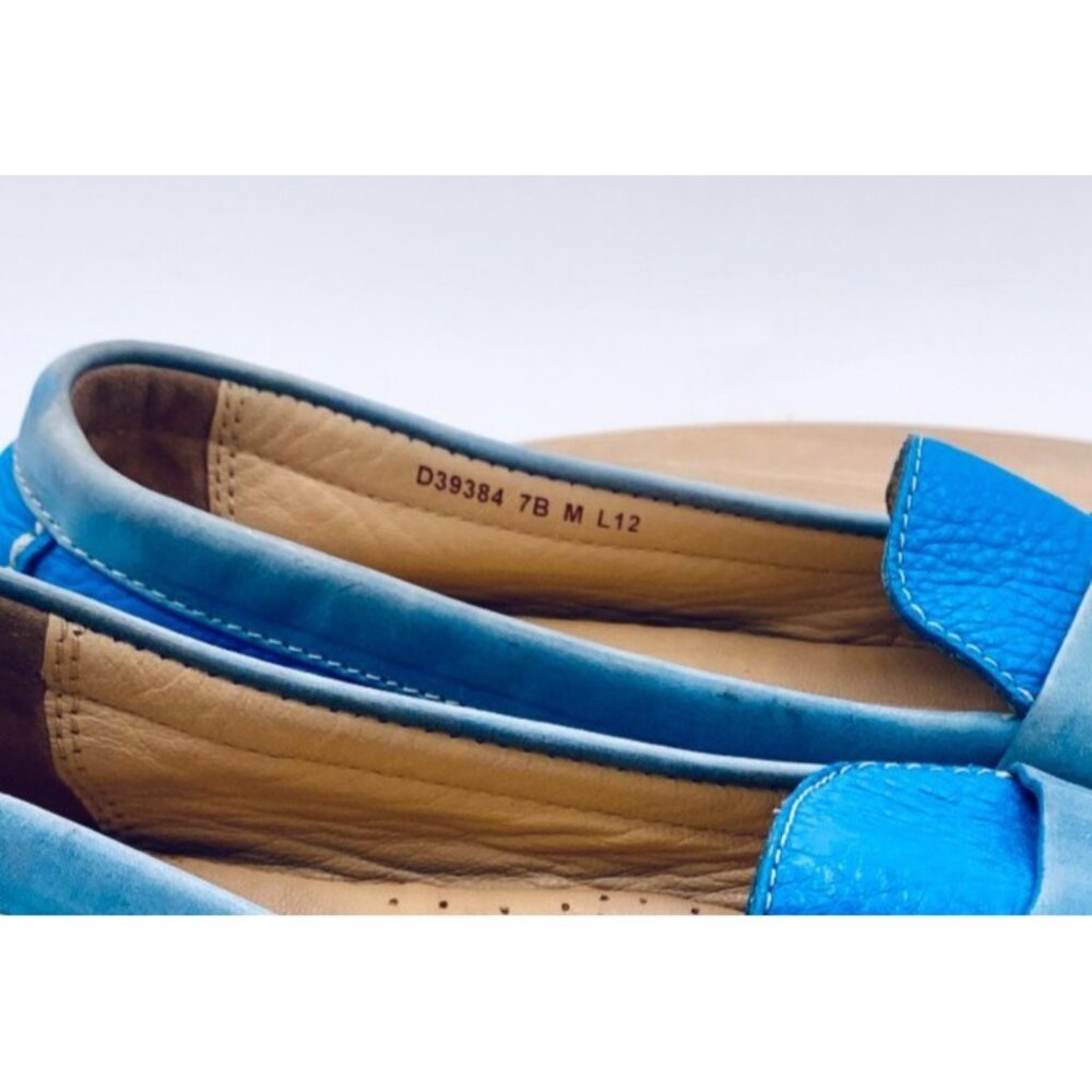 Cole Haan Sky Blue Leather Loafers - Picture 5 of 10